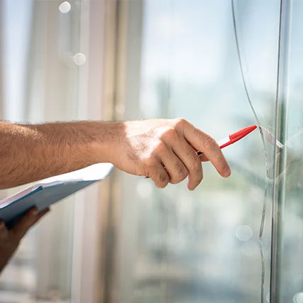 broken glass repair in Warrington, FL